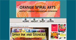 Desktop Screenshot of orangespiralarts.com